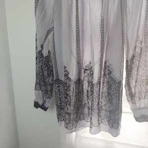 Santdori sheer shirt